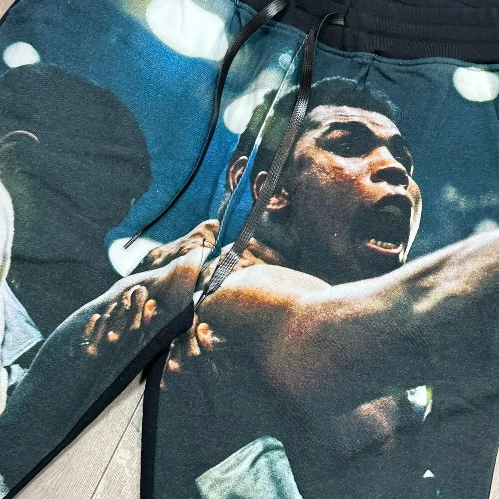 Akoo Muhammad Ali Collab Sweat Shorts Size S Small B30